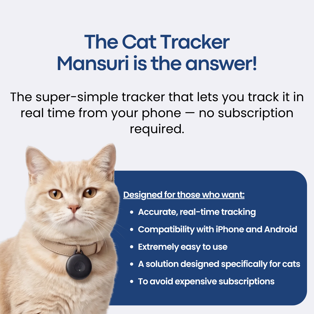 Localizador GPS para gatos sem mensalidade – Mekyle